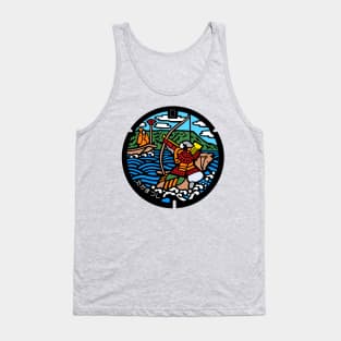 Takamatsu City Drain Cover - Japan - Back Tank Top